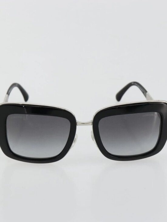 CHANEL Sunglasses plastic Black CC Auth BA13441M main image 11